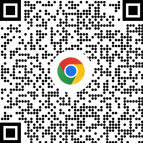 用于在移动设备中下载 Chrome 浏览器的二维码